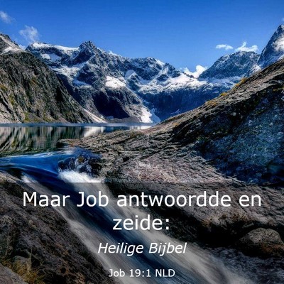 Picture 03 - Job 19:1 NLD - Maar Job antwoordde en - Bible Verse Picture
