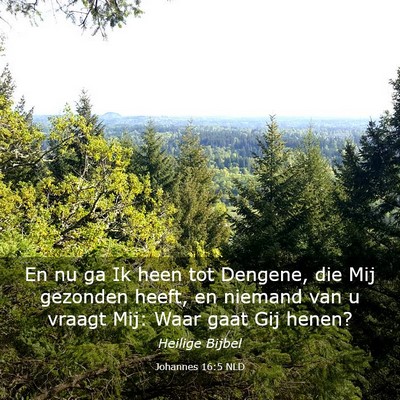 Picture 03 - Johannes 16:5 NLD - En nu ga Ik heen tot Dengene, die Mij gezonden - Bible Verse Picture