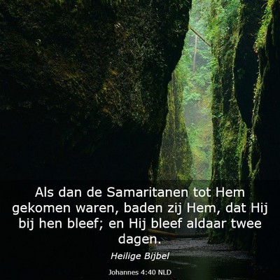 Picture 03 - Johannes 4:40 NLD - Als dan de Samaritanen tot Hem gekomen waren, - Bible Verse Picture
