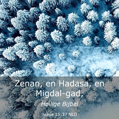 Picture 03 - Jozua 15:37 NLD - Zenan, en Hadasa, en - Bible Verse Picture