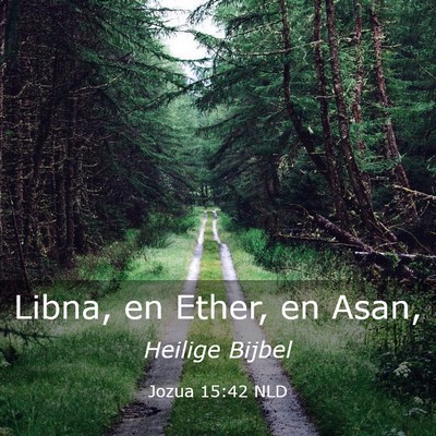 Picture 03 - Jozua 15:42 NLD - Libna, en Ether, en - Bible Verse Picture