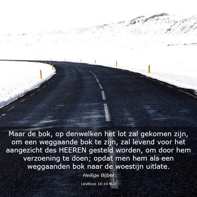 Picture 03 - Leviticus 16:10 NLD - Maar de bok, op denwelken het lot zal gekomen - Bible Verse Picture
