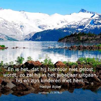Picture 03 - Leviticus 25:54 NLD - En is het, dat hij hierdoor niet gelost wordt, zo - Bible Verse Picture