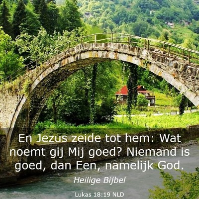Picture 03 - Lukas 18:19 NLD - En Jezus zeide tot hem: Wat noemt gij Mij goed? - Bible Verse Picture