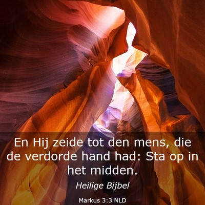 Picture 03 - Markus 3:3 NLD - En Hij zeide tot den mens, die de verdorde hand - Bible Verse Picture