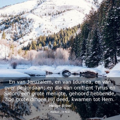 Picture 03 - Markus 3:8 NLD - En van Jeruzalem, en van Idumea, en van over de - Bible Verse Picture