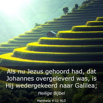 Picture 03 - Mattheüs 4:12 NLD - Als nu Jezus gehoord had, dat Johannes - Bible Verse Picture