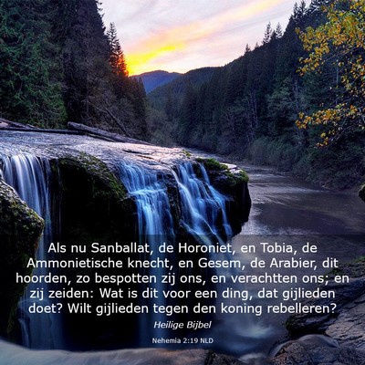 Picture 03 - Nehemia 2:19 NLD - Als nu Sanballat, de Horoniet, en Tobia, de - Bible Verse Picture