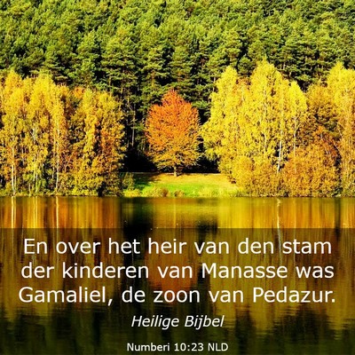 Picture 03 - Numberi 10:23 NLD - En over het heir van den stam der kinderen van - Bible Verse Picture