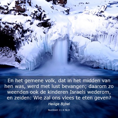 Picture 03 - Numberi 11:4 NLD - En het gemene volk, dat in het midden van hen - Bible Verse Picture