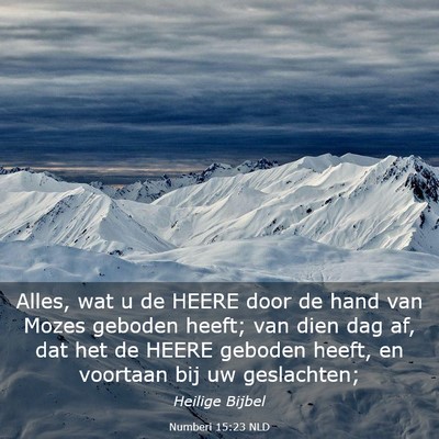 Picture 03 - Numberi 15:23 NLD - Alles, wat u de HEERE door de hand van Mozes - Bible Verse Picture
