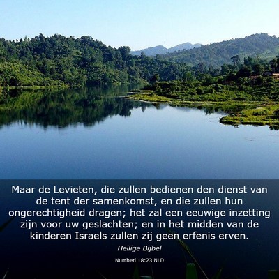 Picture 03 - Numberi 18:23 NLD - Maar de Levieten, die zullen bedienen den dienst - Bible Verse Picture