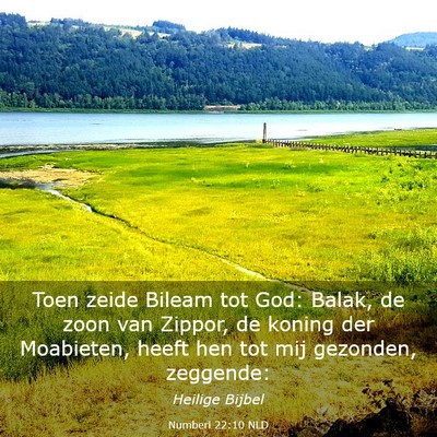 Picture 03 - Numberi 22:10 NLD - Toen zeide Bileam tot God: Balak, de zoon van - Bible Verse Picture
