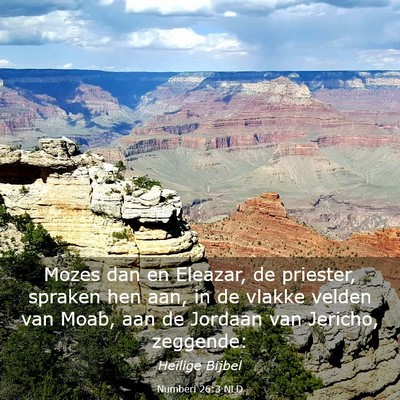 Picture 03 - Numberi 26:3 NLD - Mozes dan en Eleazar, de priester, spraken hen - Bible Verse Picture