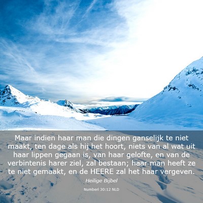 Picture 03 - Numberi 30:12 NLD - Maar indien haar man die dingen ganselijk te niet - Bible Verse Picture