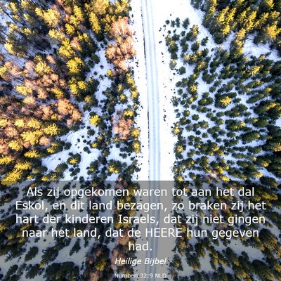 Picture 03 - Numberi 32:9 NLD - Als zij opgekomen waren tot aan het dal Eskol, en - Bible Verse Picture