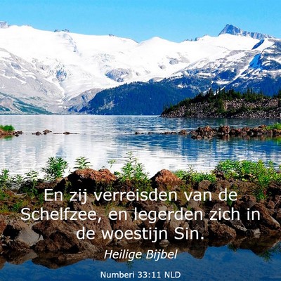 Picture 03 - Numberi 33:11 NLD - En zij verreisden van de Schelfzee, en legerden - Bible Verse Picture