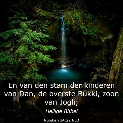 Picture 03 - Numberi 34:22 NLD - En van den stam der kinderen van Dan, de overste - Bible Verse Picture