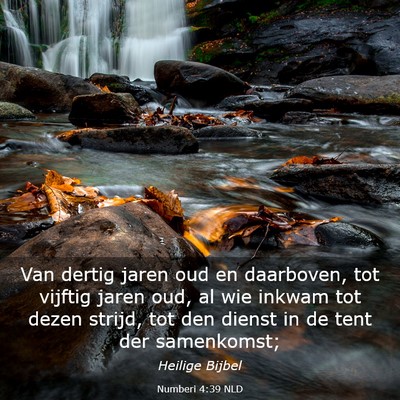 Picture 03 - Numberi 4:39 NLD - Van dertig jaren oud en daarboven, tot vijftig - Bible Verse Picture