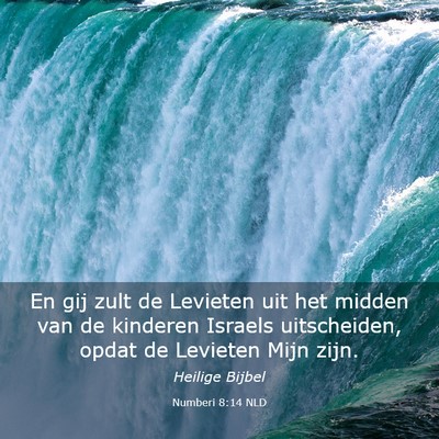 Picture 03 - Numberi 8:14 NLD - En gij zult de Levieten uit het midden van de - Bible Verse Picture