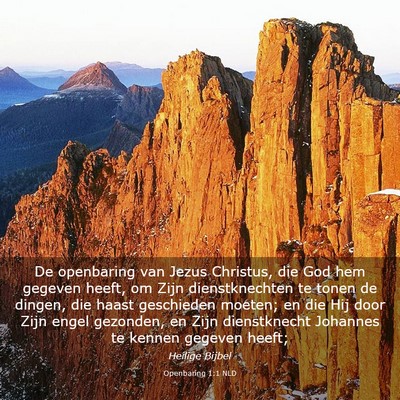 Picture 03 - Openbaring 1:1 NLD - De openbaring van Jezus Christus, die God hem - Bible Verse Picture