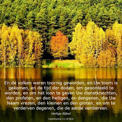 Picture 03 - Openbaring 11:18 NLD - En de volken waren toornig geworden, en Uw toorn - Bible Verse Picture