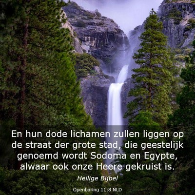 Picture 03 - Openbaring 11:8 NLD - En hun dode lichamen zullen liggen op de straat - Bible Verse Picture
