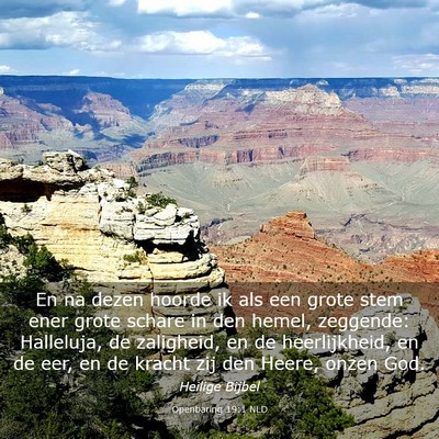 Picture 03 - Openbaring 19:1 NLD - En na dezen hoorde ik als een grote stem ener - Bible Verse Picture