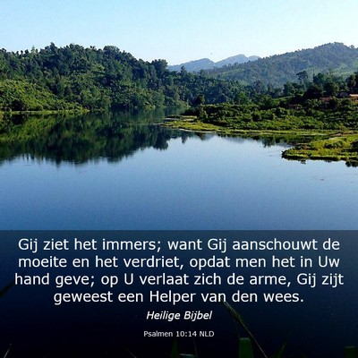 Picture 03 - Psalmen 10:14 NLD - Gij ziet het immers; want Gij aanschouwt de - Bible Verse Picture