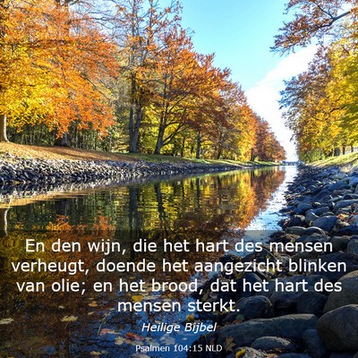 Picture 03 - Psalmen 104:15 NLD - En den wijn, die het hart des mensen verheugt, - Bible Verse Picture