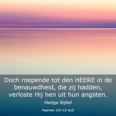 Picture 03 - Psalmen 107:13 NLD - Doch roepende tot den HEERE in de benauwdheid, - Bible Verse Picture