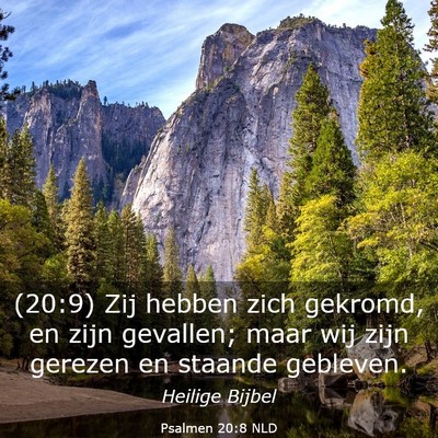 Picture 03 - Psalmen 20:8 NLD - (20:9) Zij hebben zich gekromd, en zijn gevallen; - Bible Verse Picture