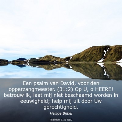 Picture 03 - Psalmen 31:1 NLD - Een psalm van David, voor den opperzangmeester. - Bible Verse Picture