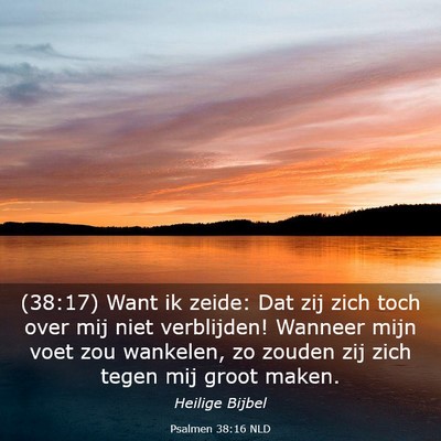 Picture 03 - Psalmen 38:16 NLD - (38:17) Want ik zeide: Dat zij zich toch over mij - Bible Verse Picture