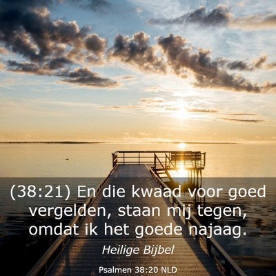Picture 03 - Psalmen 38:20 NLD - (38:21) En die kwaad voor goed vergelden, staan - Bible Verse Picture