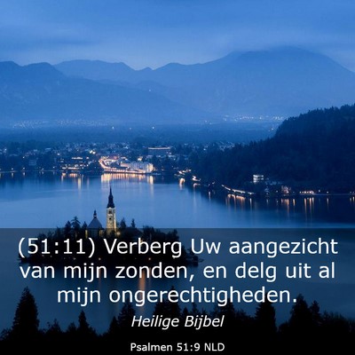 Picture 03 - Psalmen 51:9 NLD - (51:11) Verberg Uw aangezicht van mijn zonden, en - Bible Verse Picture