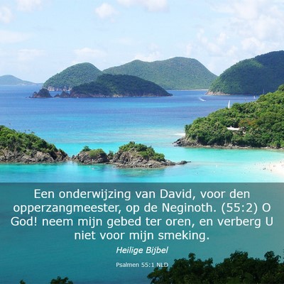 Picture 03 - Psalmen 55:1 NLD - Een onderwijzing van David, voor den - Bible Verse Picture
