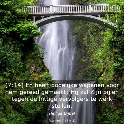 Picture 03 - Psalmen 7:13 NLD - (7:14) En heeft dodelijke wapenen voor hem gereed - Bible Verse Picture