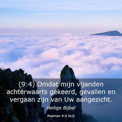 Picture 03 - Psalmen 9:3 NLD - (9:4) Omdat mijn vijanden achterwaarts gekeerd, - Bible Verse Picture
