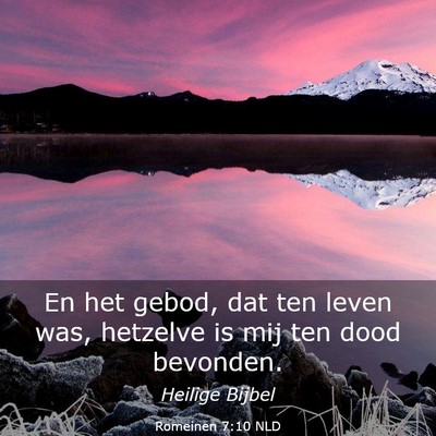 Picture 03 - Romeinen 7:10 NLD - En het gebod, dat ten leven was, hetzelve is mij - Bible Verse Picture