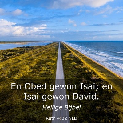Picture 03 - Ruth 4:22 NLD - En Obed gewon Isai; en Isai gewon - Bible Verse Picture
