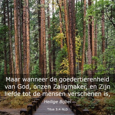 Picture 03 - Titus 3:4 NLD - Maar wanneer de goedertierenheid van God, onzen - Bible Verse Picture