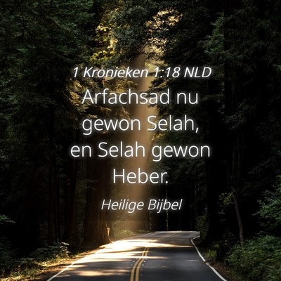 Picture 04 - 1 Kronieken 1:18 NLD - Arfachsad nu gewon Selah, en Selah gewon - Bible Verse Picture