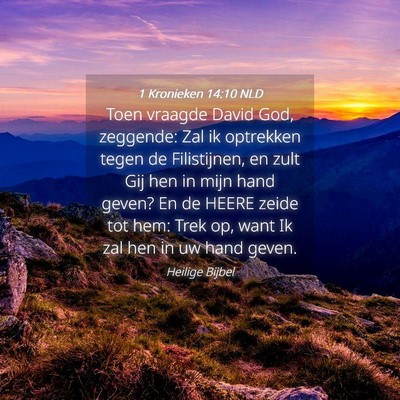 Picture 04 - 1 Kronieken 14:10 NLD - Toen vraagde David God, zeggende: Zal ik - Bible Verse Picture
