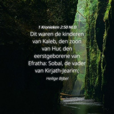 Picture 04 - 1 Kronieken 2:50 NLD - Dit waren de kinderen van Kaleb, den zoon van - Bible Verse Picture