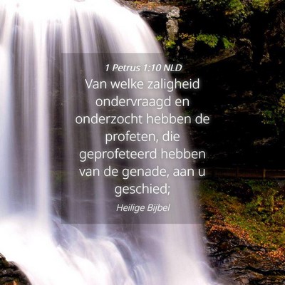 Picture 04 - 1 Petrus 1:10 NLD - Van welke zaligheid ondervraagd en onderzocht - Bible Verse Picture