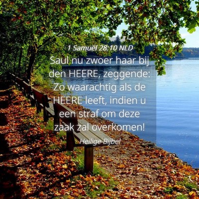 Picture 04 - 1 Samuël 28:10 NLD - Saul nu zwoer haar bij den HEERE, zeggende: Zo - Bible Verse Picture