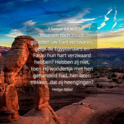 Picture 04 - 1 Samuël 6:6 NLD - Waarom toch zoudt gijlieden uw hart verzwaren, - Bible Verse Picture