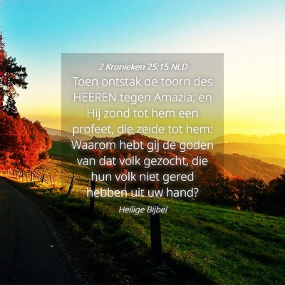 Picture 04 - 2 Kronieken 25:15 NLD - Toen ontstak de toorn des HEEREN tegen Amazia; en - Bible Verse Picture