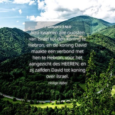 Picture 04 - 2 Samuël 5:3 NLD - Alzo kwamen alle oudsten van Israel tot den - Bible Verse Picture